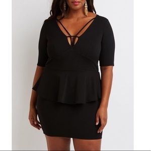 Charlotte Russe Plus Peplum Dress size 3X NWT